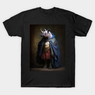 Royal Portrait of a Rhinoceros T-Shirt